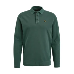 PME Legend Tops*Polo Shirt With Long Sleeves Green