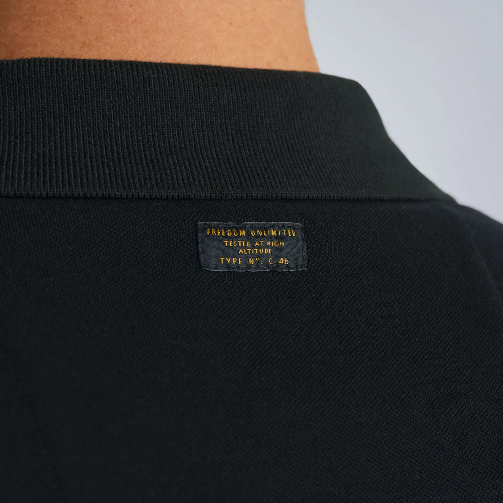 PME Legend Tops*Polo Shirt With Long Sleeves Grey