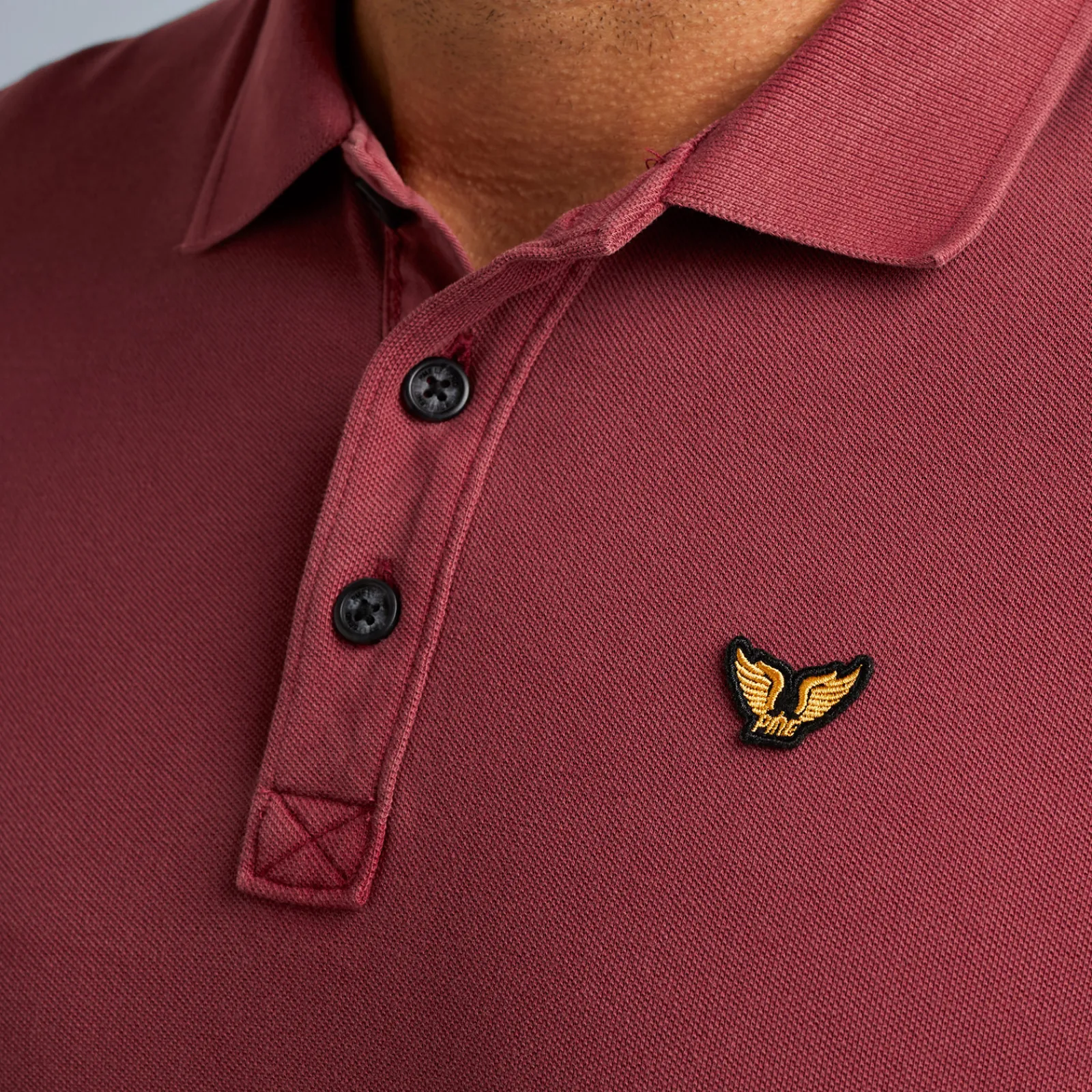 PME Legend Tops*Polo Shirt With Long Sleeves Red
