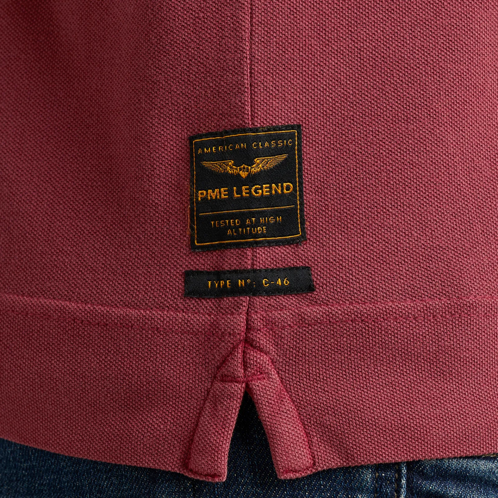 PME Legend Tops*Polo Shirt With Long Sleeves Red