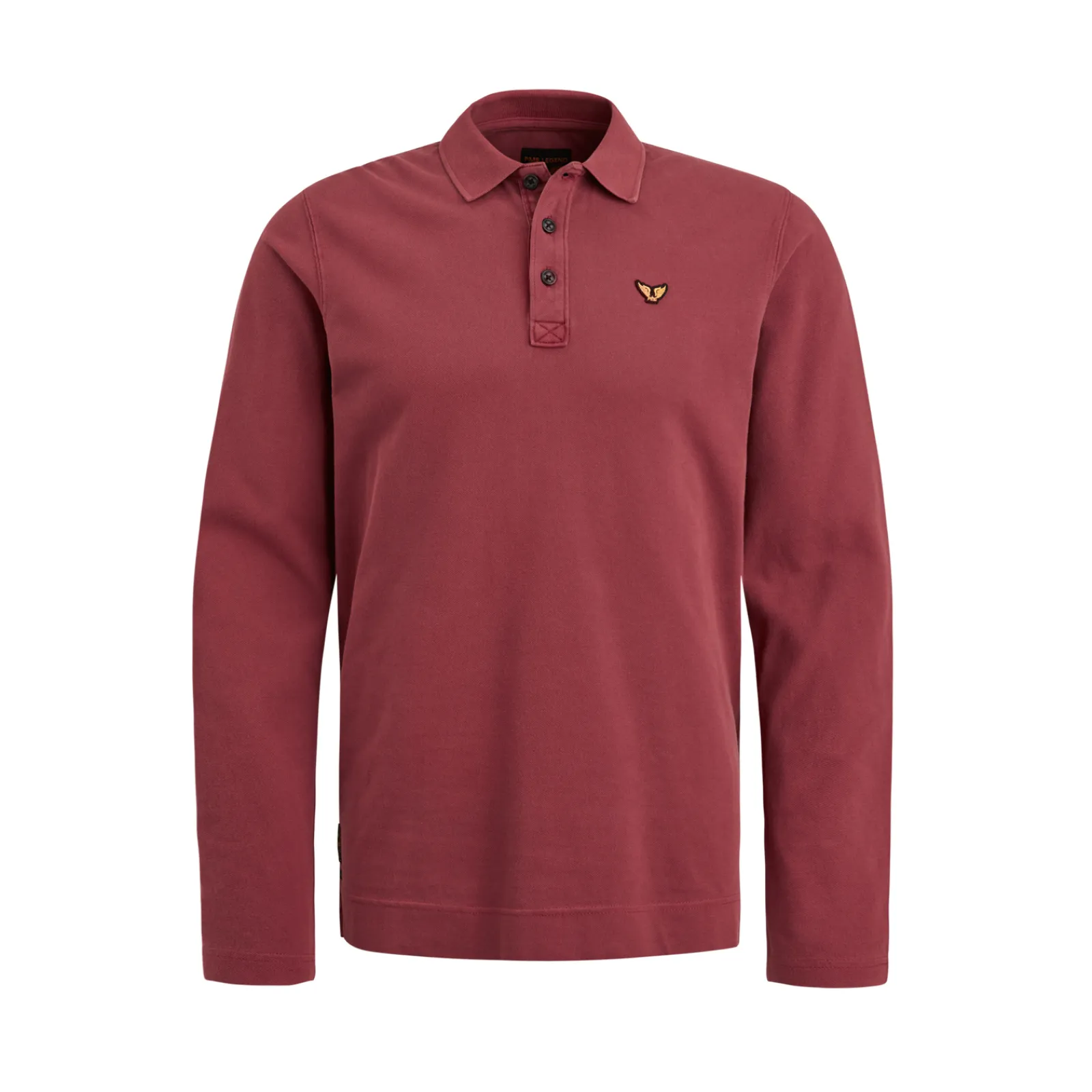 PME Legend Tops*Polo Shirt With Long Sleeves Red