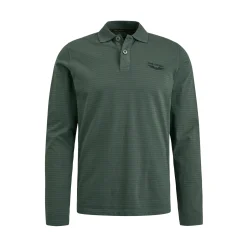 PME Legend Tops*Polo Shirt With Long Sleeves Green