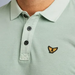 PME Legend Tops*Polo Shirt With Long Sleeves Green