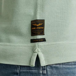 PME Legend Tops*Polo Shirt With Long Sleeves Green