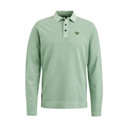 PME Legend Tops*Polo Shirt With Long Sleeves Green
