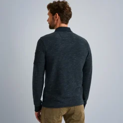 PME Legend Tops*Polo With Long Sleeves Blue