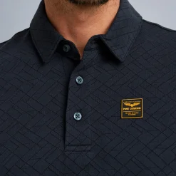 PME Legend Tops*Polo With Long Sleeves Blue