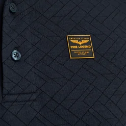 PME Legend Tops*Polo With Long Sleeves Blue