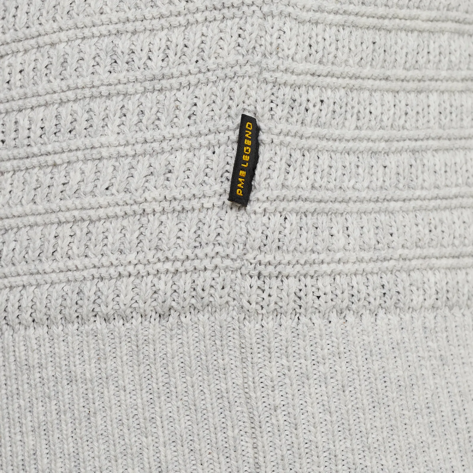 PME Legend Tops*Pullover In A Material Mix Beige