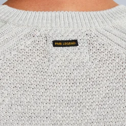 PME Legend Tops*Pullover In A Material Mix Beige