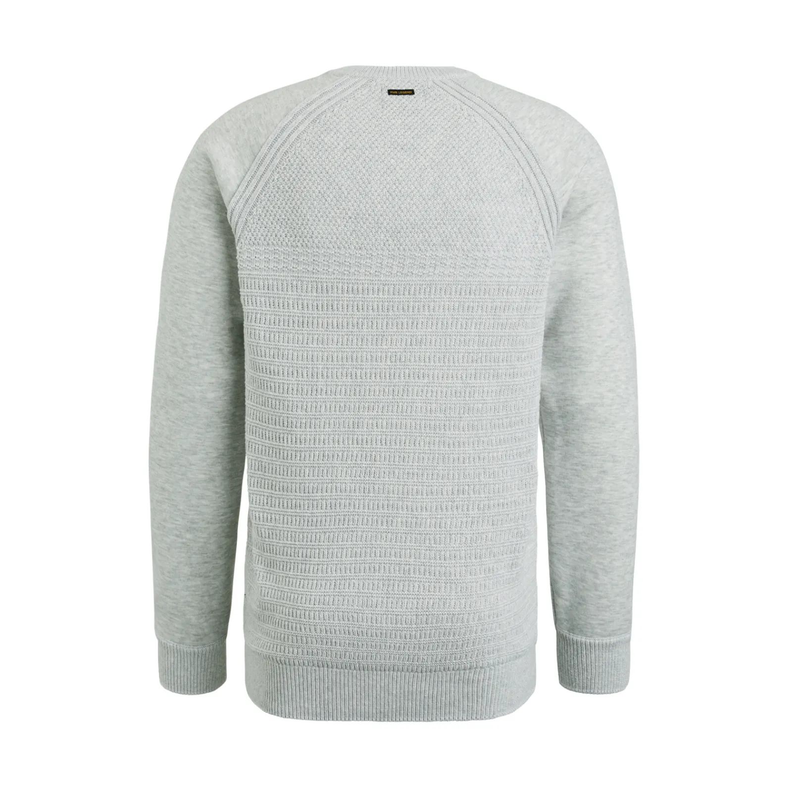 PME Legend Tops*Pullover In A Material Mix Beige
