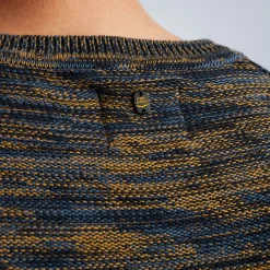 PME Legend Tops*Pullover In Mouline Yarn Blue