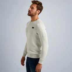 PME Legend Tops*Pullover With Cargo Pocket Grey