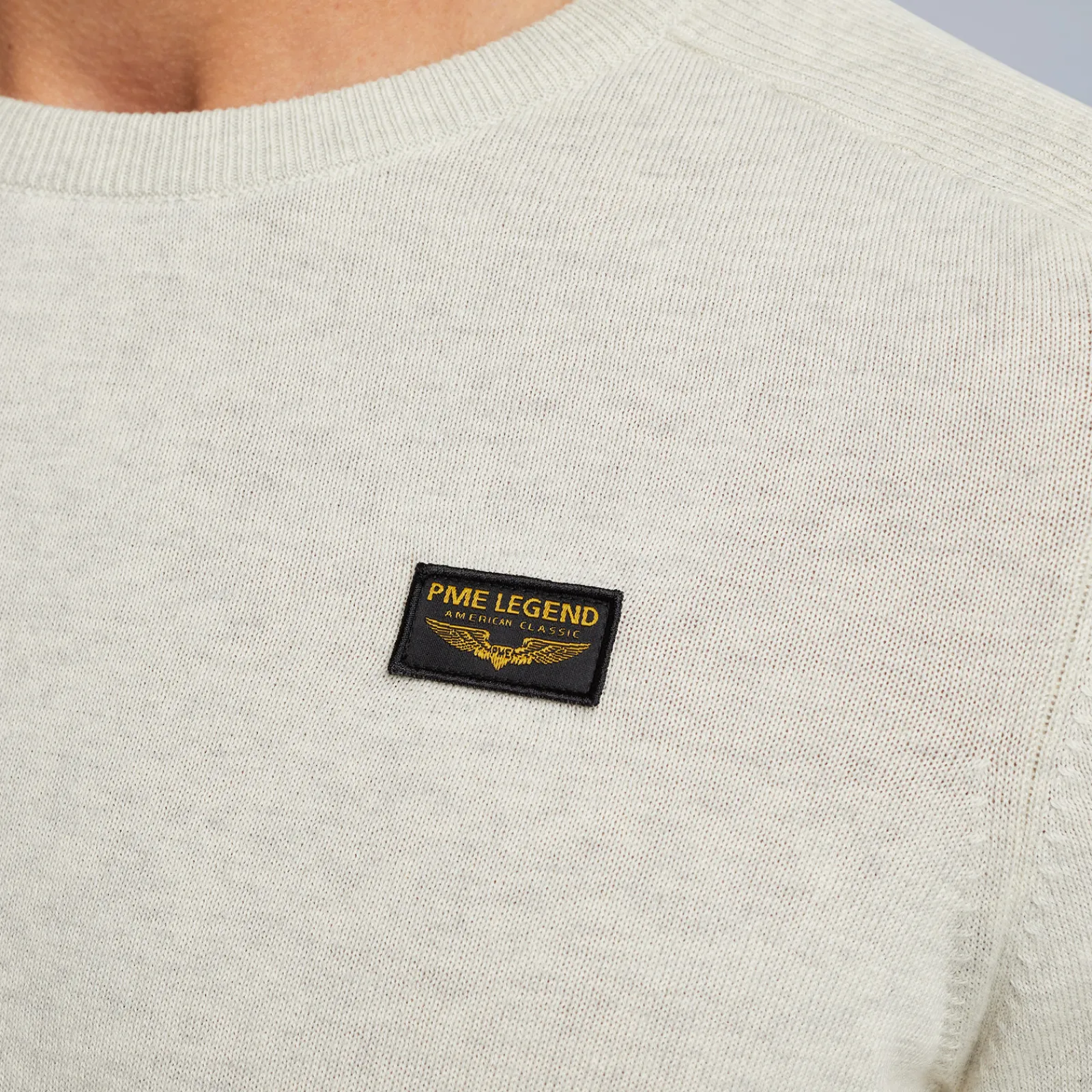 PME Legend Tops*Pullover With Cargo Pocket Grey