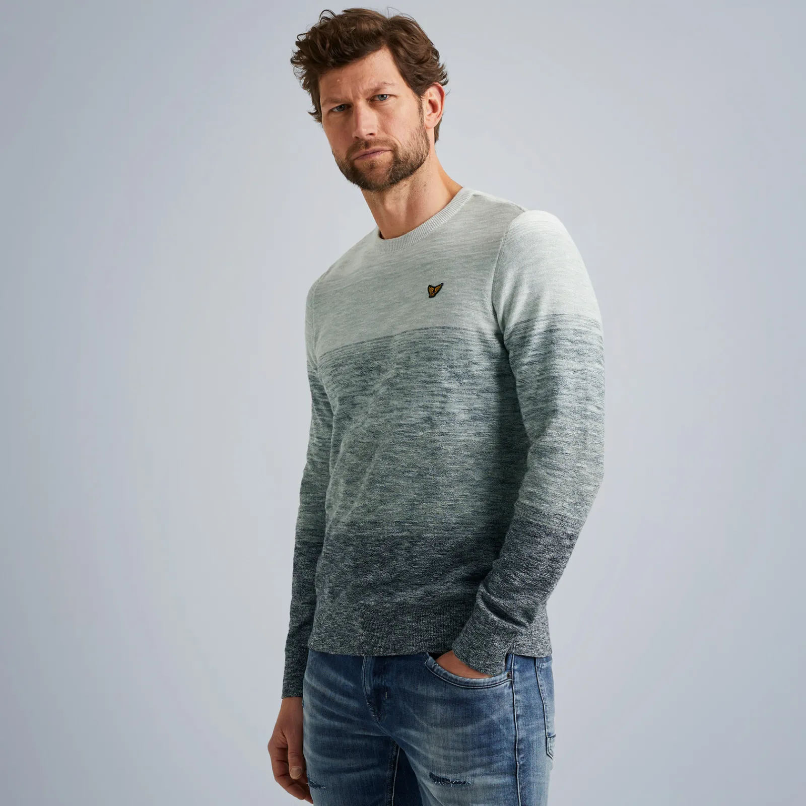 PME Legend Tops*Pullover With Color Gradient Green