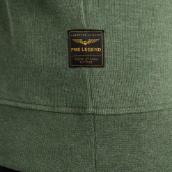 PME Legend Tops*Pullover With Half Zipper Green