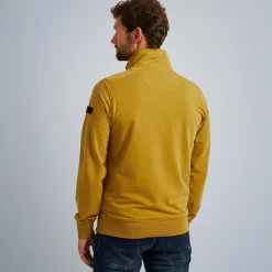 PME Legend Tops*Pullover With Half Zipper Brown