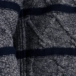 PME Legend Tops*Pullover With Knitted-In Textures Blue