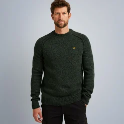 PME Legend Tops*Pullover With Raglan Sleeves Green