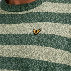 PME Legend Tops*Pullover With Stripe Pattern Green