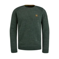 PME Legend Tops*Rib Knit Pullover With Cargo Pocket Green