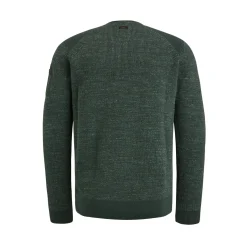 PME Legend Tops*Rib Knit Pullover With Cargo Pocket Green