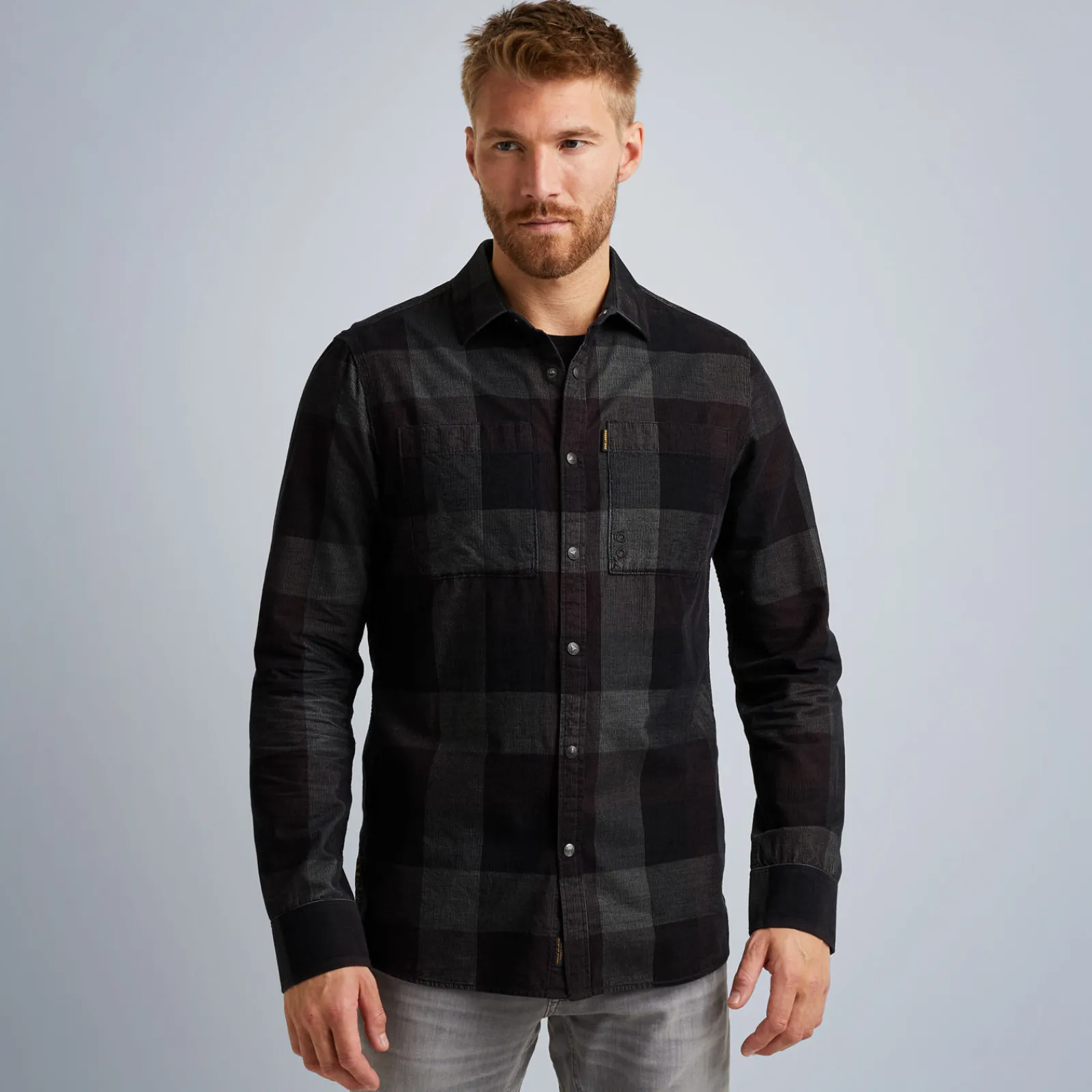 PME Legend Tops*Shirt In Corduroy Brown