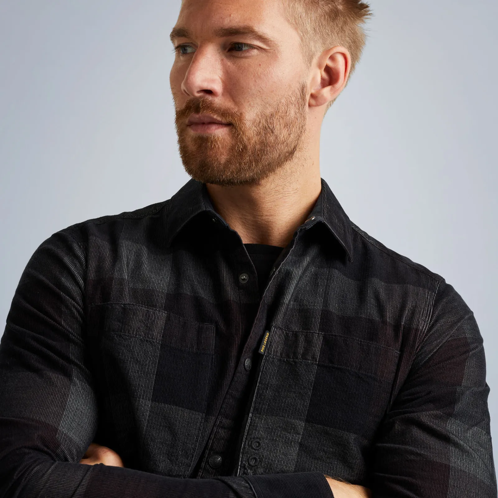 PME Legend Tops*Shirt In Corduroy Brown