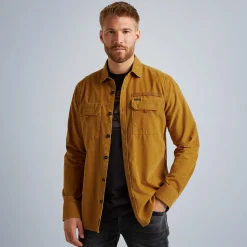 PME Legend Tops*Shirt In Corduroy Brown