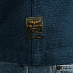 PME Legend Tops*Shirt In Flannel Twill Blue
