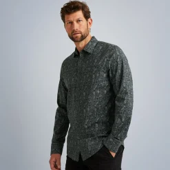 PME Legend Tops*Shirt In Poplin Cotton Green