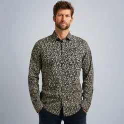 PME Legend Tops*Shirt In Poplin Cotton Blue