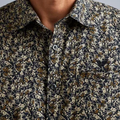 PME Legend Tops*Shirt In Poplin Cotton Blue