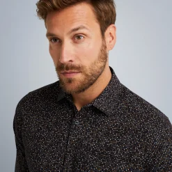PME Legend Tops*Shirt In Poplin With Stretch Grey