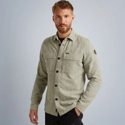 PME Legend Tops*Shirt Jacket In Cotton Grey