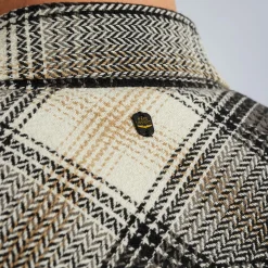 PME Legend Tops*Shirt Jacket With Check Pattern Grey