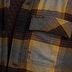 PME Legend Tops*Shirt Jacket With Check Pattern Brown