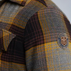 PME Legend Tops*Shirt Jacket With Check Pattern Brown