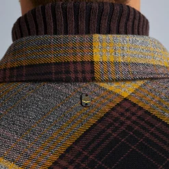 PME Legend Tops*Shirt Jacket With Check Pattern Brown