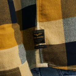 PME Legend Tops*Shirt With Check Pattern Brown