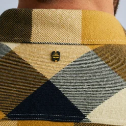 PME Legend Tops*Shirt With Check Pattern Brown