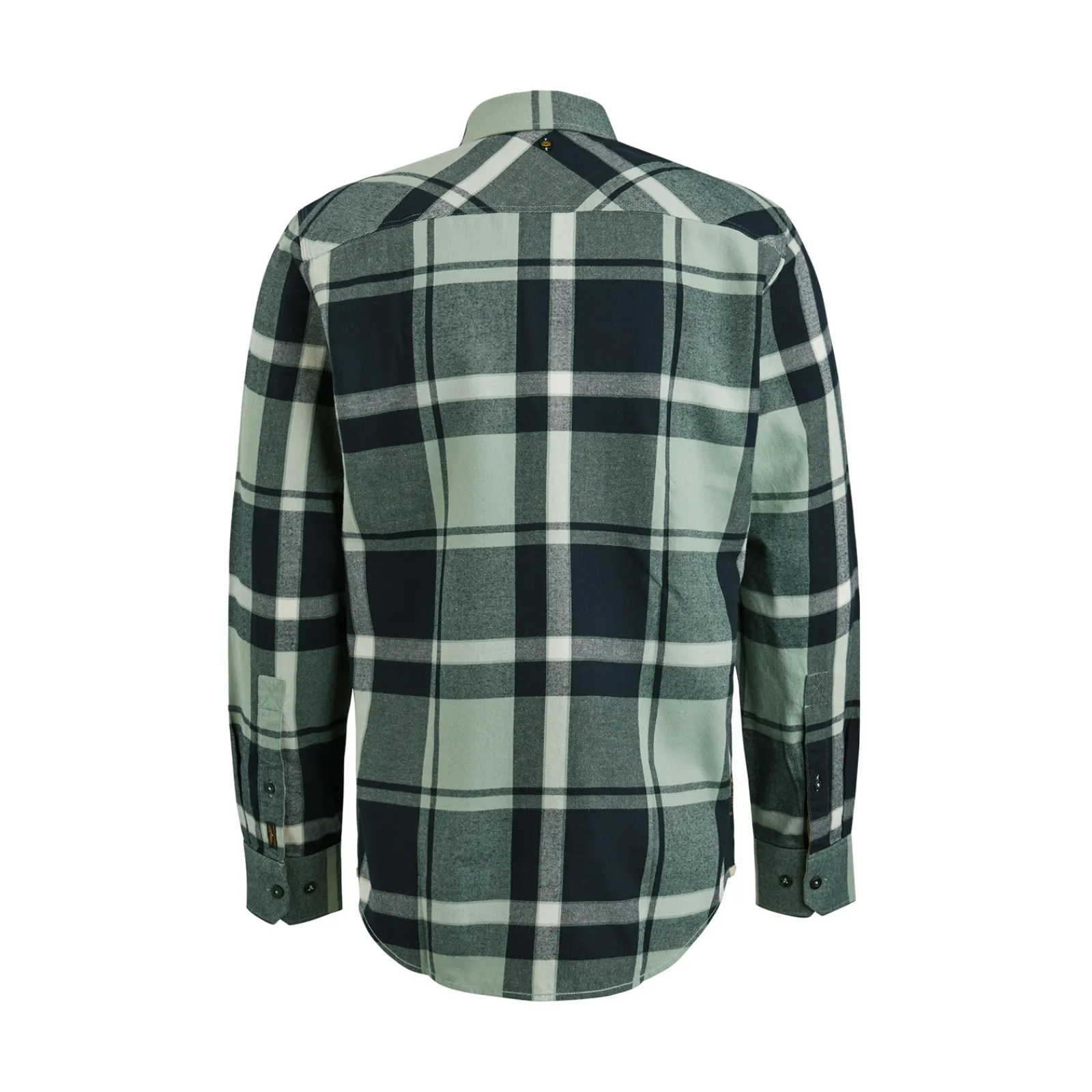 PME Legend Tops*Shirt With Check Pattern Green
