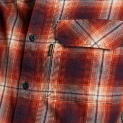 PME Legend Tops*Shirt With Check Pattern Red