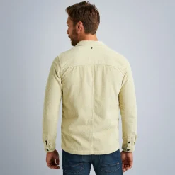 PME Legend Tops*Shirt With Corduroy Texture Grey