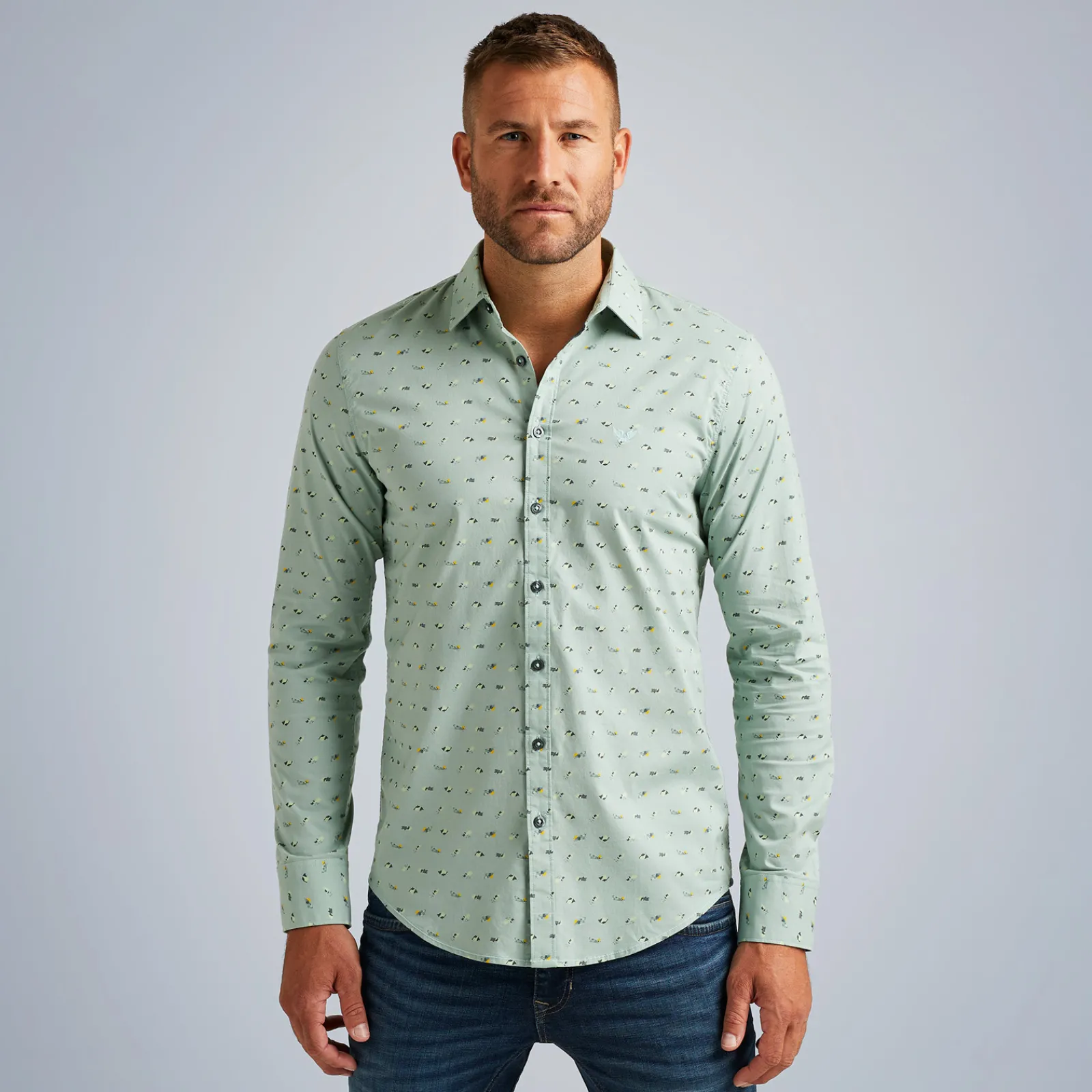 PME Legend Tops*Shirt With Print Green