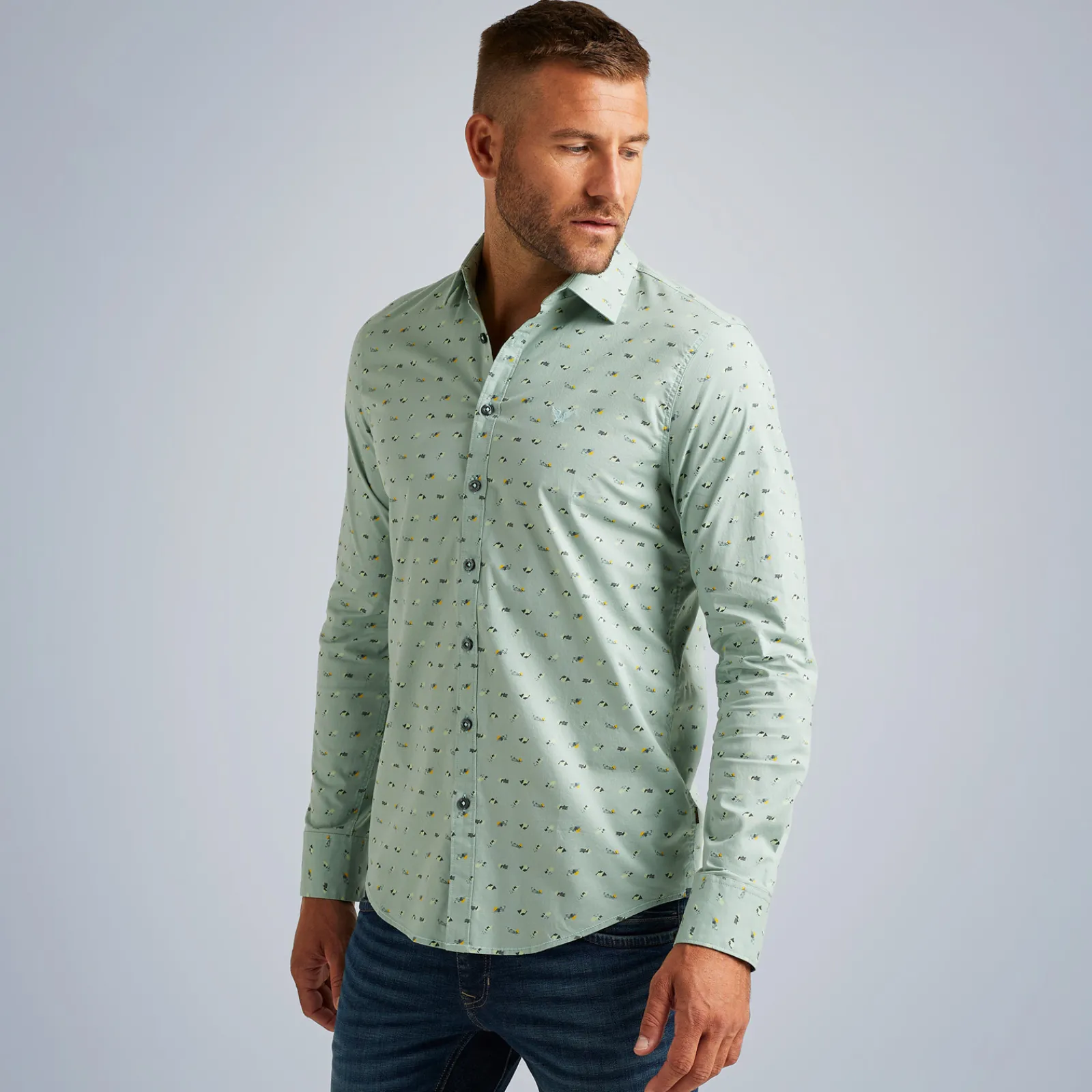 PME Legend Tops*Shirt With Print Green