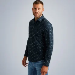 PME Legend Tops*Shirt With Print Blue