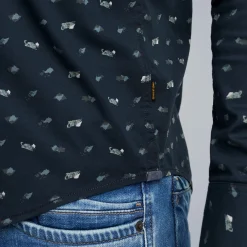 PME Legend Tops*Shirt With Print Blue