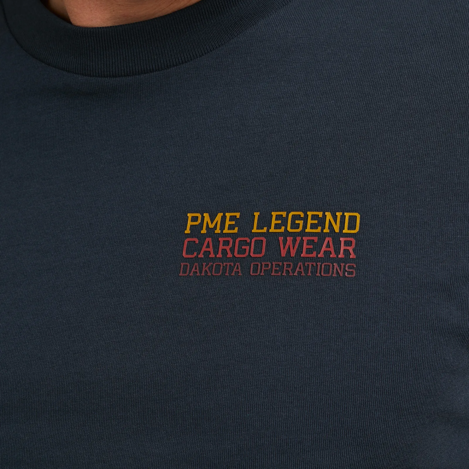 PME Legend Tops*Short Sleeve R-Neck Open End Jersey Blue