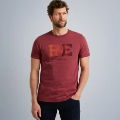 PME Legend Tops*Short Sleeve R-Neck Slub Jersey Red